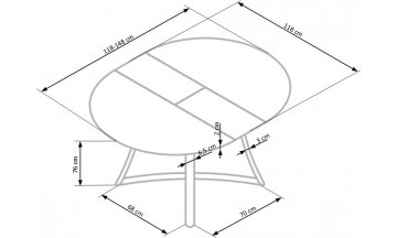 Деревянный стол Moretti