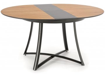 Обеденный стол Moretti дуб натуральный / черный