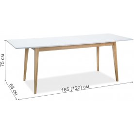 Деревянный стол Cesar 120