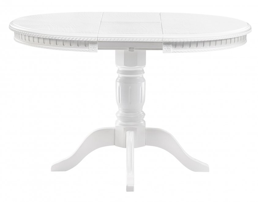 Деревянный стол Долерит круглый белый