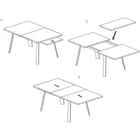 Деревянный стол Джаз ПР-1 СБ/СБ 93 СР