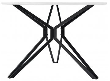 Обеденный стол Джуда 110 белый / черный