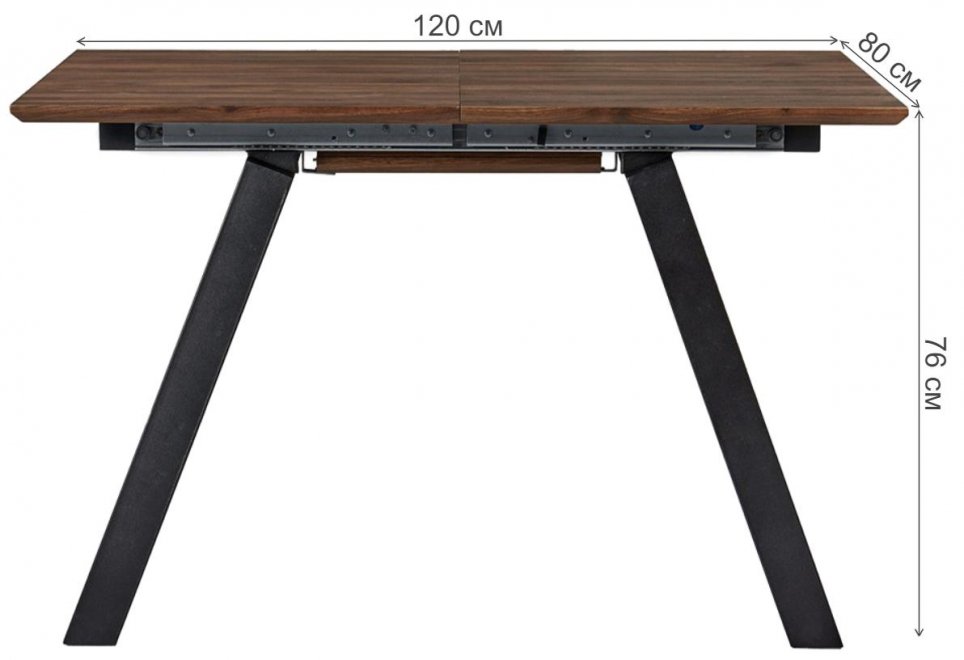 Деревянный стол DT1051 орех