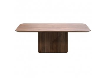 Обеденный стол Menorca MDI.DT.MN.34 шпон ореха / темно-серый матовый лак