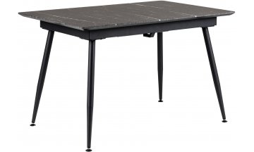 Стол деревянный обеденный Месси 140x180 темный мрамор