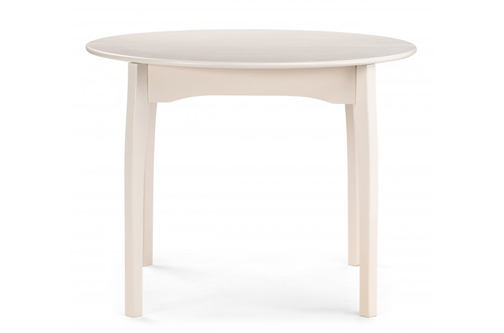 Деревянный стол Распи круглый бежевый