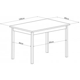 Стол Румба ПР-1 КМ 07 БЛ 93 БЛ