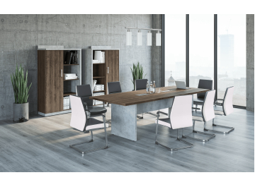 Обеденный стол СФ-531102 дуб чарльстон / бетон чикаго