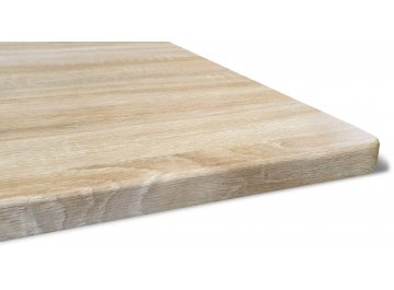 Обеденный стол SHT-TU20/120/80 МДФ дуб сонома светлый / черный муар