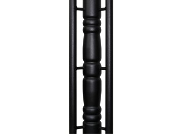 Обеденный стол SHT-TU20/120/80 МДФ дуб сонома светлый / черный муар