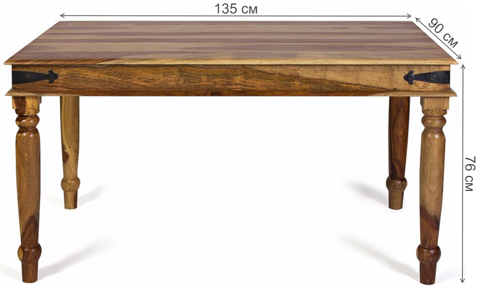 Деревянный стол Steve натуральный