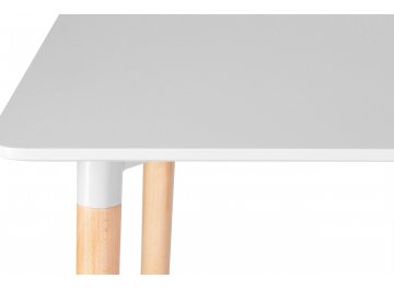 Обеденный стол Serra светлый бук / светло-серый