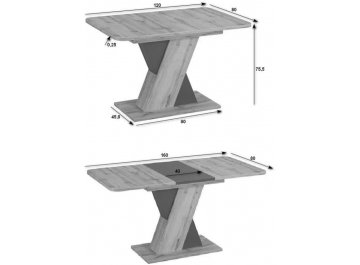 Деревянный стол Riga