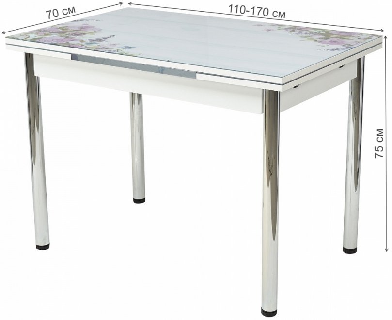 Стол 4001 batik purple