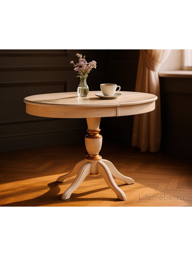 Стол Arno молочный / патина