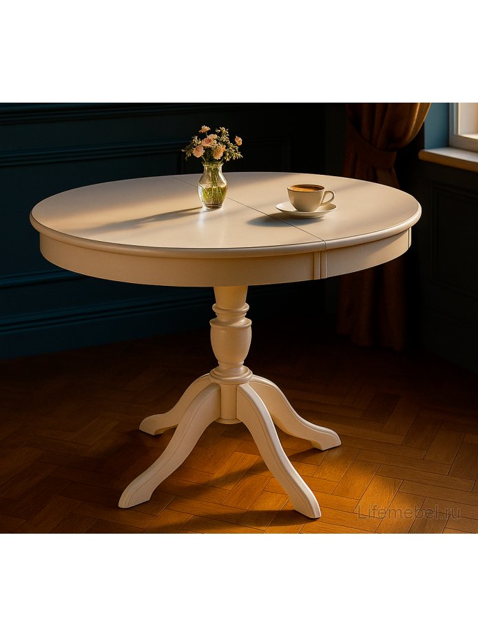 Стол Arno молочный / без патины