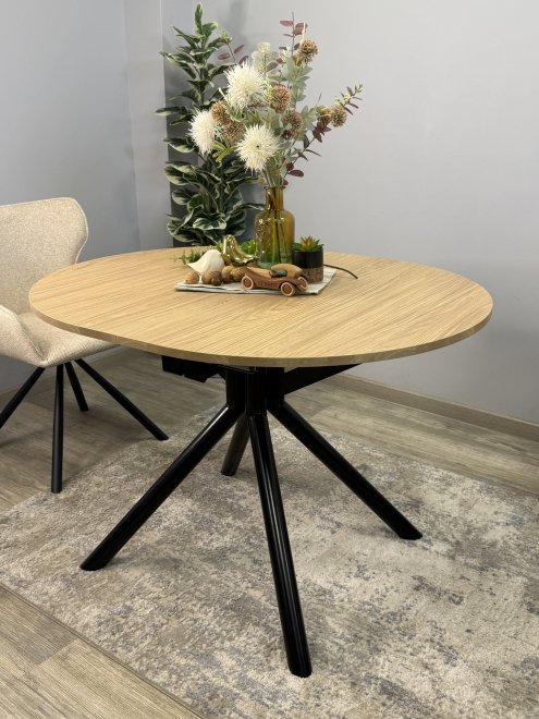 Стол DO1100 черный / дуб натуральный