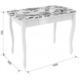 Стеклянный стол Экстра 1