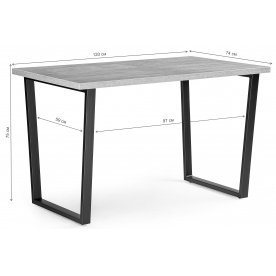 Стол Лота Лофт 120 32 мм