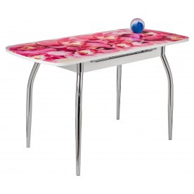 Стол Monro-3 белый / стекло фото 4 / вкладка стекло