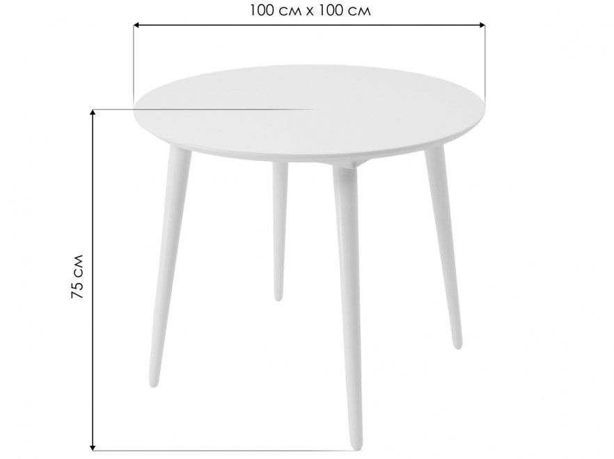 Деревянный стол Монте К 100 венге