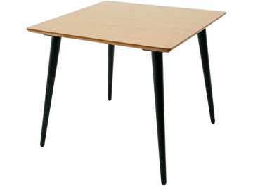 Деревянный стол Монте М 100 черное дерево /  натуральное дерево
