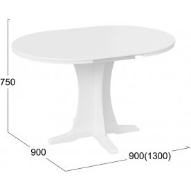 Деревянный стол Amadeo 1