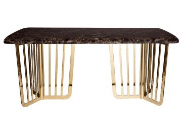 Обеденный стол Dark Emperador 180х90х762