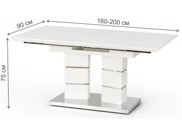 Деревянный стол Harley 160-200/90/75