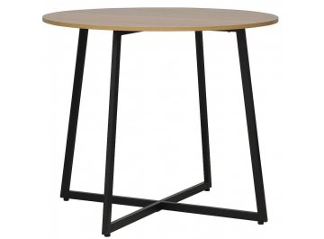 Обеденный стол Luna дуб / черный