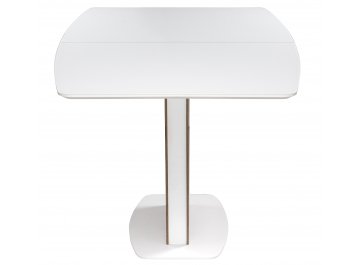 Стол раздвижной Оливер лиственница горная / белый