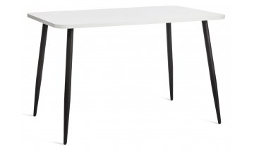 Деревянный обеденный стол Pluto белый / черный