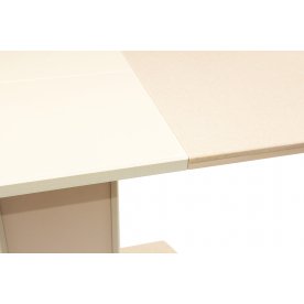 Стол Реал ПО КМ 06 / молочный дуб / ножка 05 / крем / КМ 06