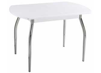 Стол Реал ПО КМ белый / камень 04 / ножка 01