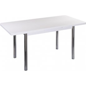 Стол Реал ПР-1 КМ белый / камень 04 / ножка 02