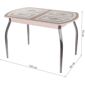 Стеклянный стол Танго ПО-1 01