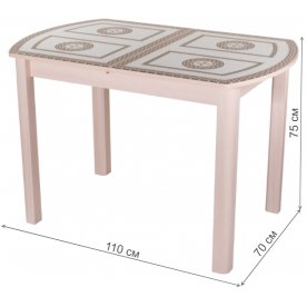 Стеклянный стол Танго ПО 04