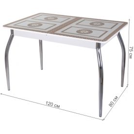 Стеклянный стол Танго ПР-1 01