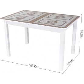 Стеклянный стол Танго ПР-1 04