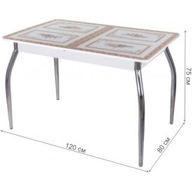 Стеклянный стол Танго ПР-1 01