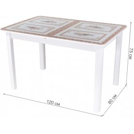 Стеклянный стол Танго ПР-1 04