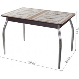 Стеклянный стол Танго ПР-1 01