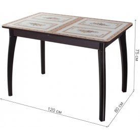 Стеклянный стол Танго ПР-1 07