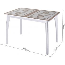 Стеклянный стол Танго ПР 07