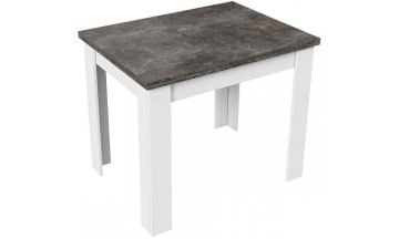 Стол Промо Тип 2 белый / ателье темное