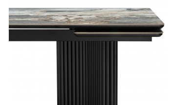 Керамический стол Мален 240x110 mineral stone baldoser / черный