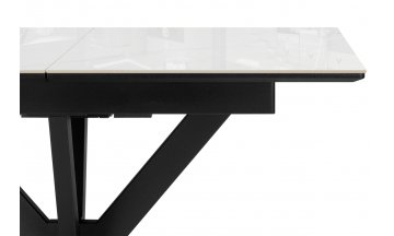 Керамический стол Гардинг 100(130)x70 серый (yb9020022bg) / черный