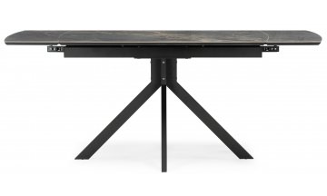 Керамический стол Катчел 120(180)x80 nebula gold / черный