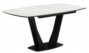 Керамический стол Вейл 140(180)х80 черный мрамор shakespeare black / черный