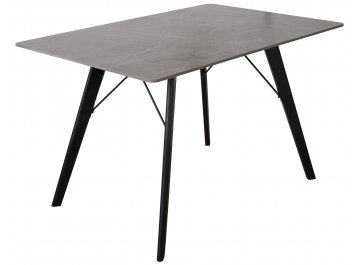 Керамический стол FF Wenge Pietra selvatica светло-серый мрамор / венге